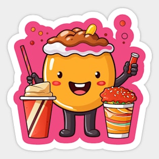 kawaii  junk food T-Shirt cute  funny Sticker